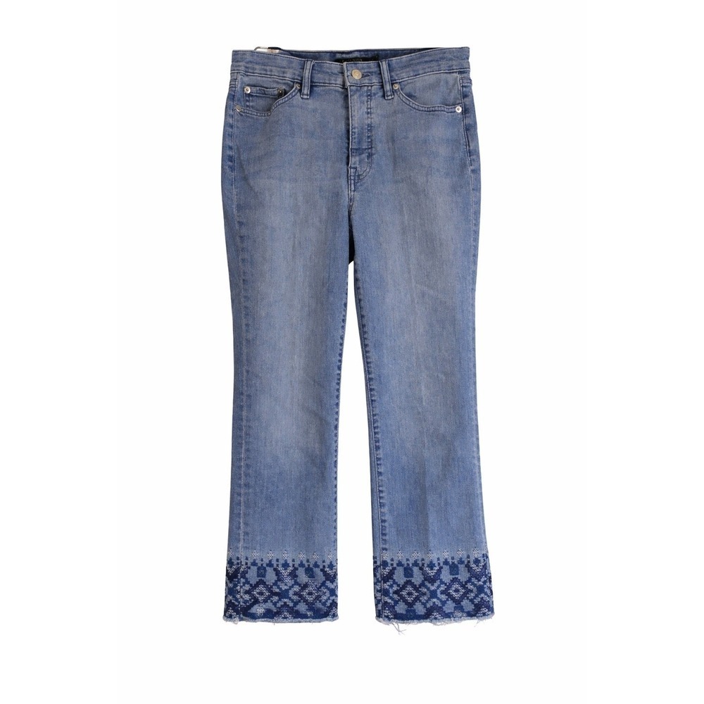 Lauren Ralph Lauren Boho Embroidered Cropped Jeans – Size 6
